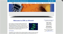 Desktop Screenshot of cpaonwheels.com